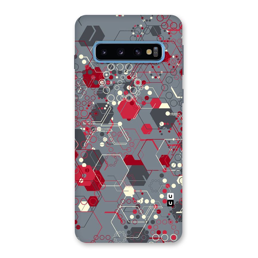 Hexagons Pattern Back Case for Galaxy S10