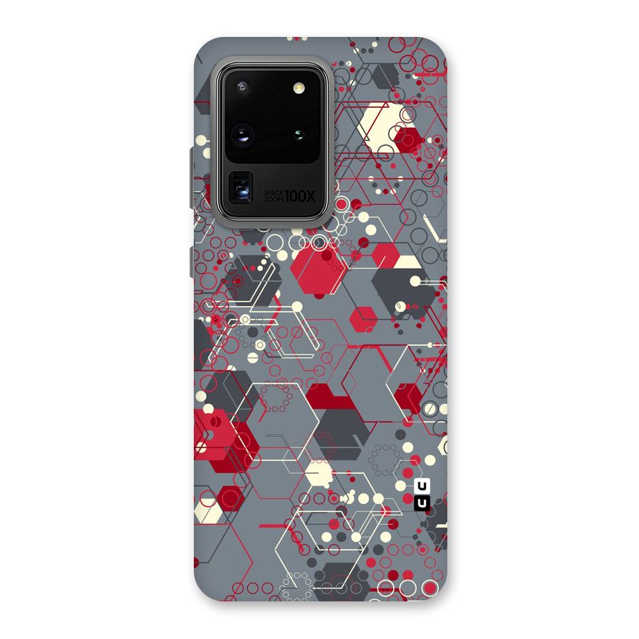 Hexagons Pattern Back Case for Galaxy S20 Ultra