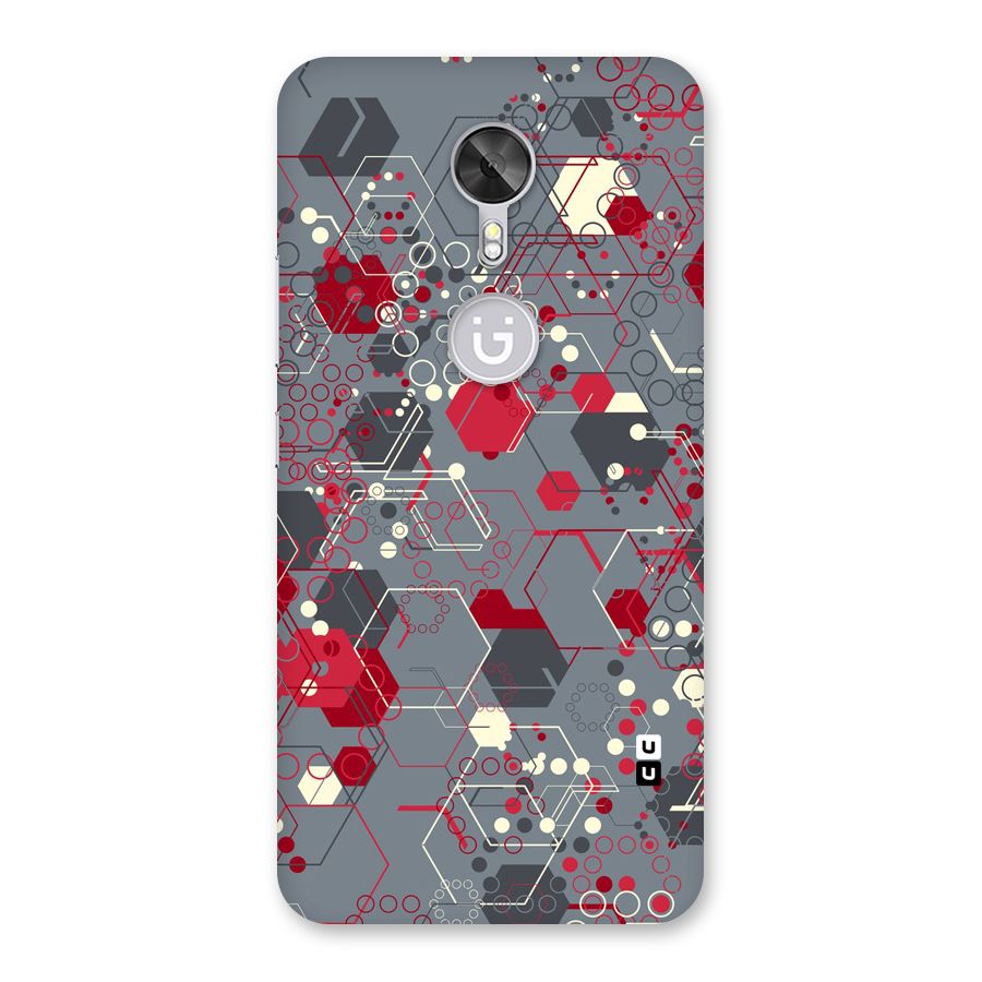 Hexagons Pattern Back Case for Gionee A1