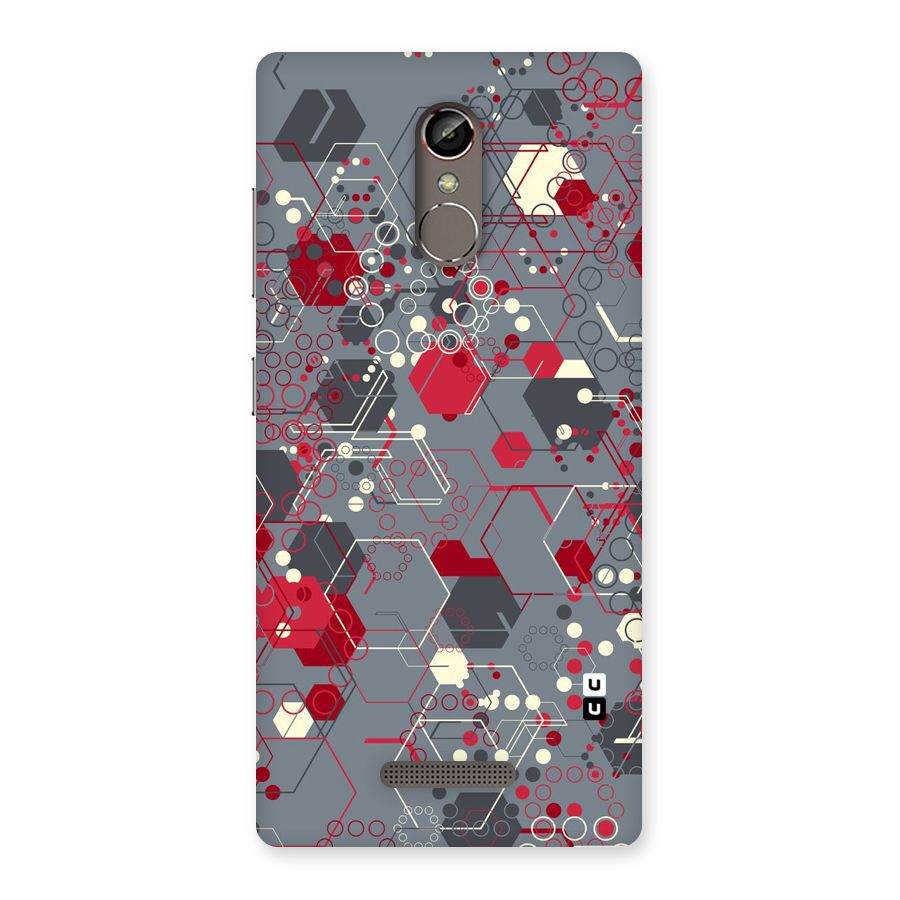Hexagons Pattern Back Case for Gionee S6s