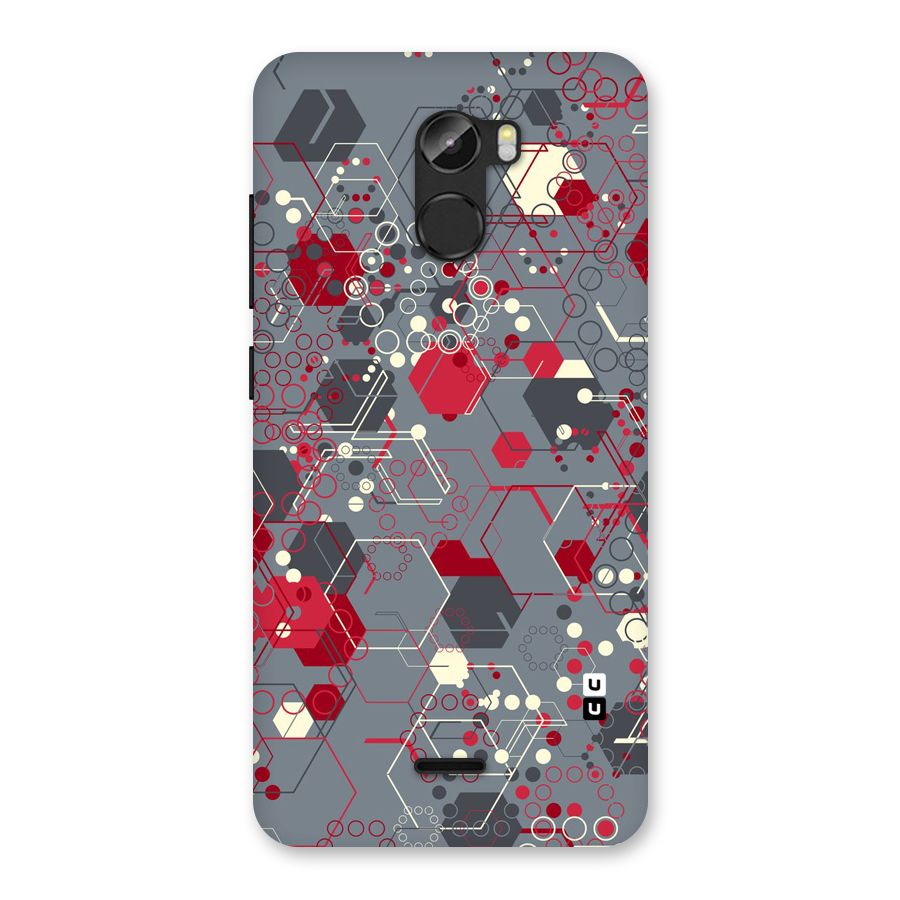 Hexagons Pattern Back Case for Gionee X1
