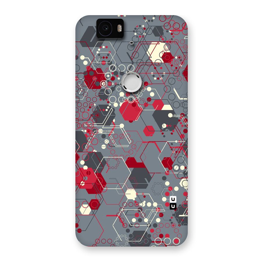 Hexagons Pattern Back Case for Google Nexus-6P