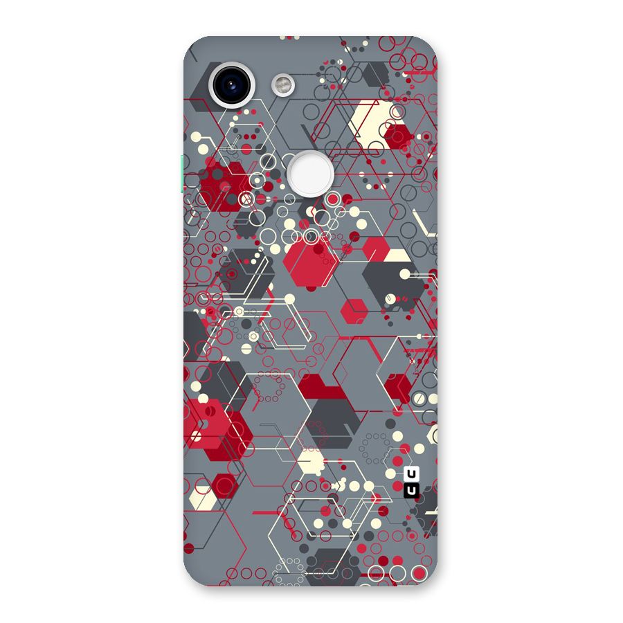 Hexagons Pattern Back Case for Google Pixel 3