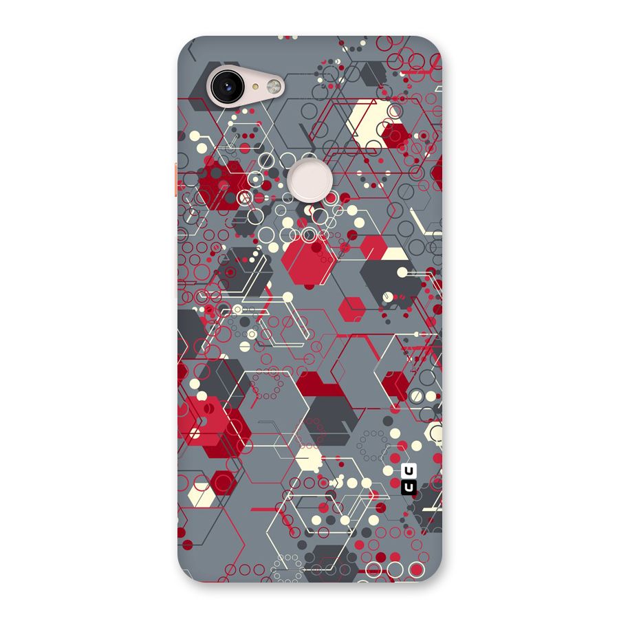 Hexagons Pattern Back Case for Google Pixel 3 XL