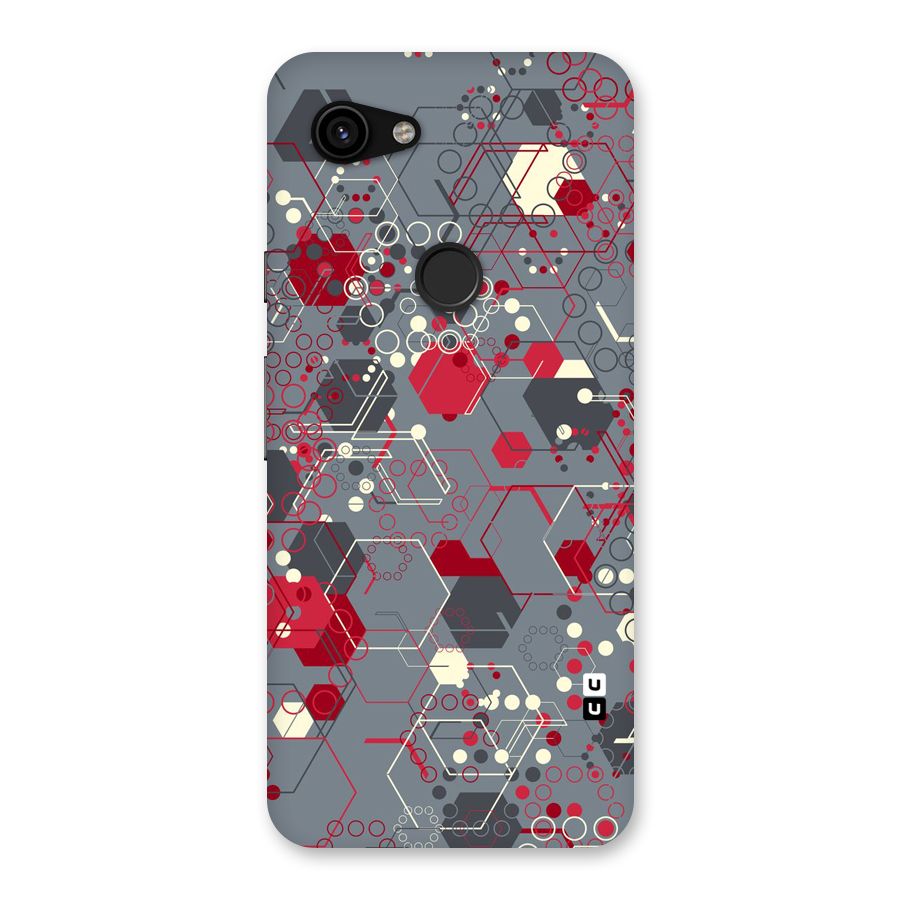 Hexagons Pattern Back Case for Google Pixel 3a