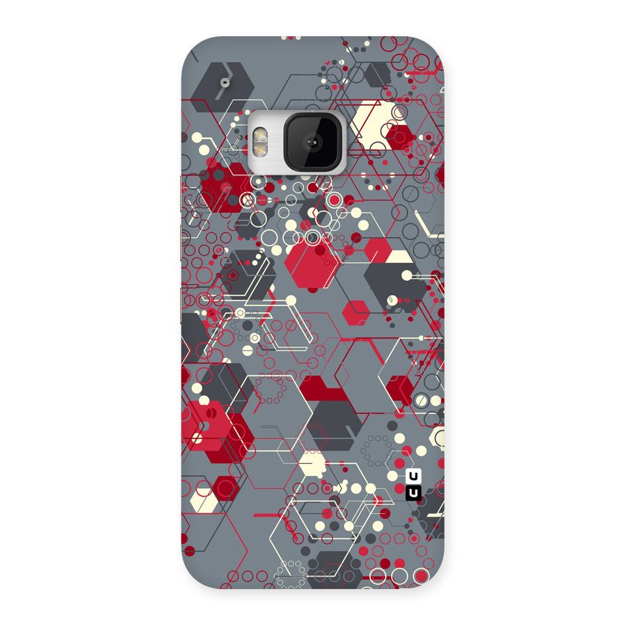 Hexagons Pattern Back Case for HTC One M9