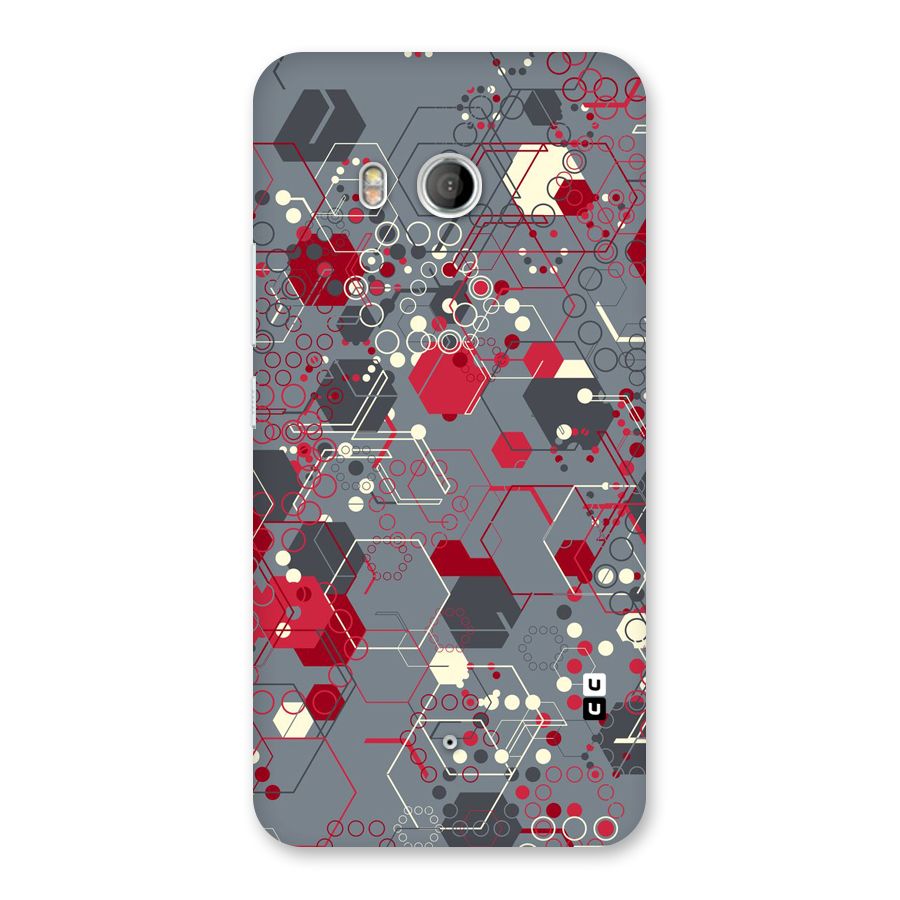 Hexagons Pattern Back Case for HTC U11