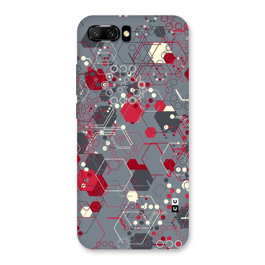 Hexagons Pattern Back Case for Honor 10