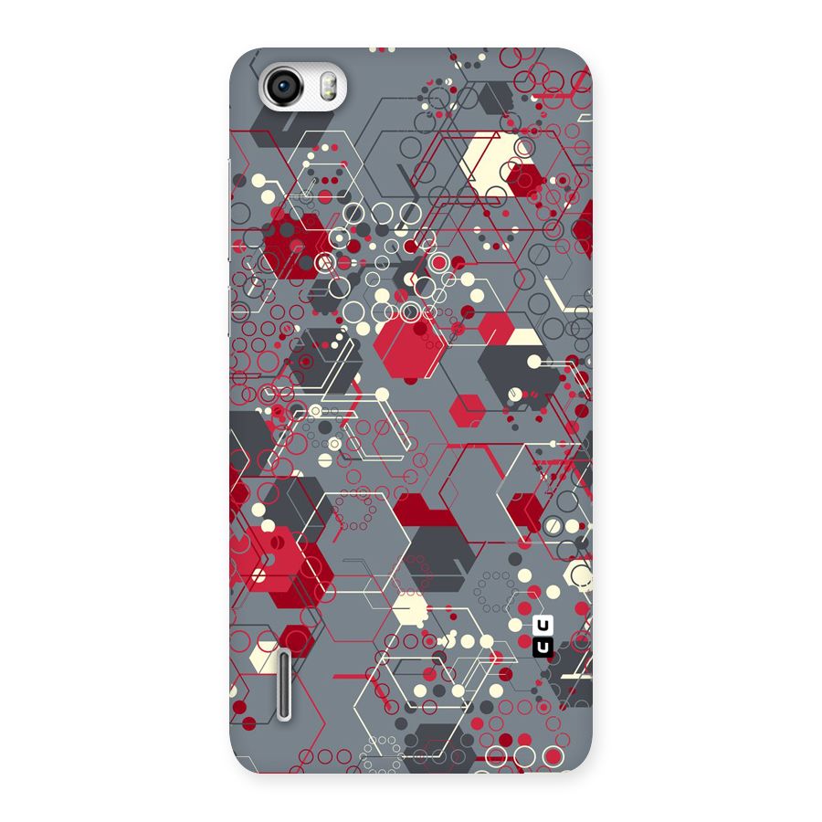 Hexagons Pattern Back Case for Honor 6