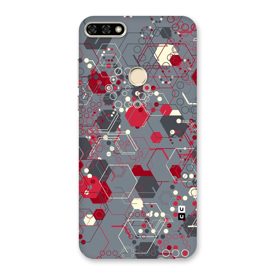Hexagons Pattern Back Case for Honor 7A