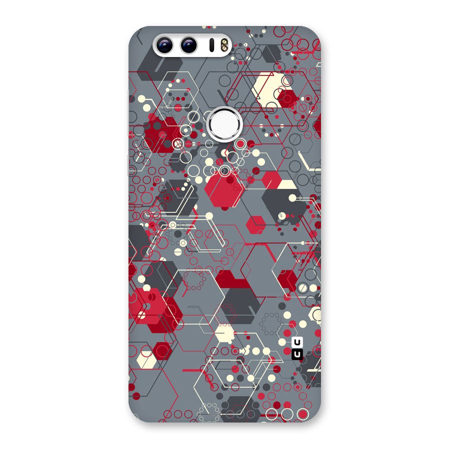 Hexagons Pattern Back Case for Honor 8