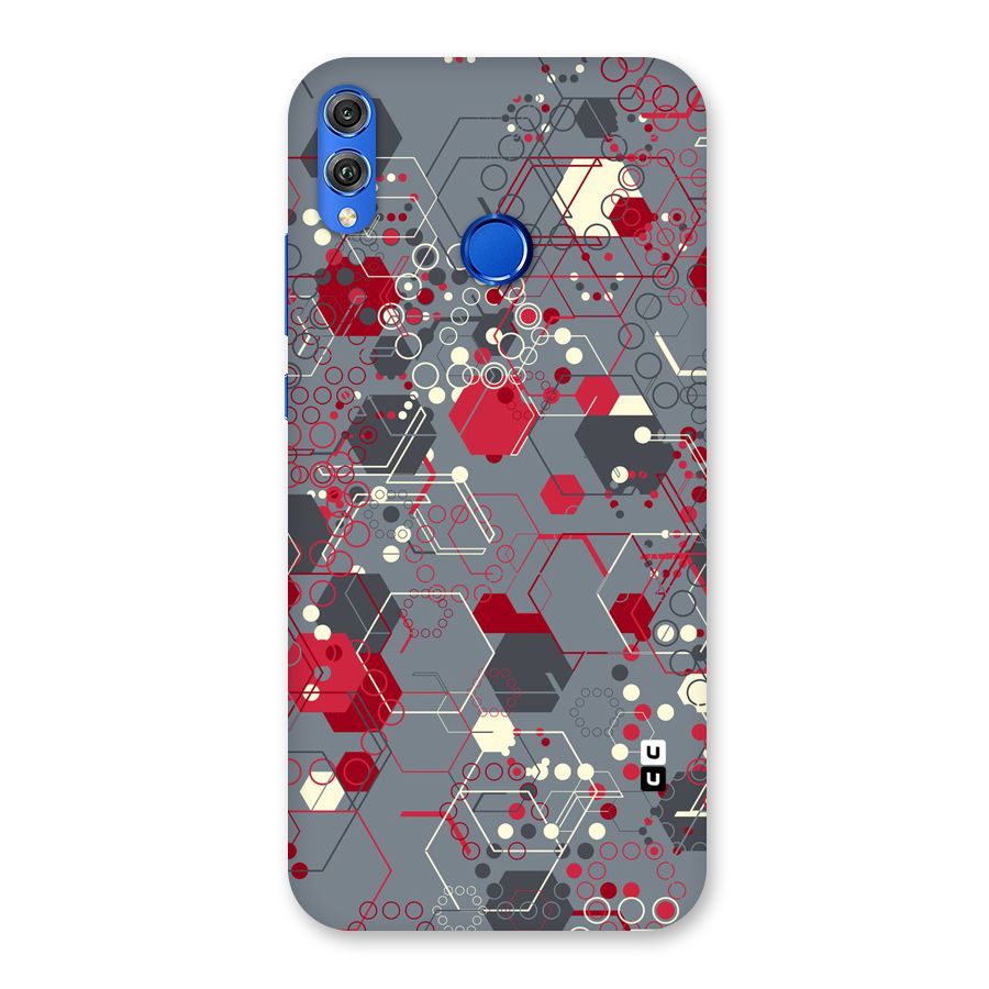 Hexagons Pattern Back Case for Honor 8X