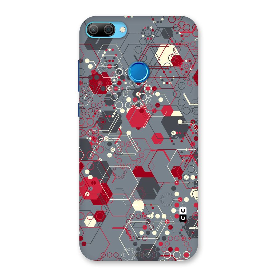 Hexagons Pattern Back Case for Honor 9N