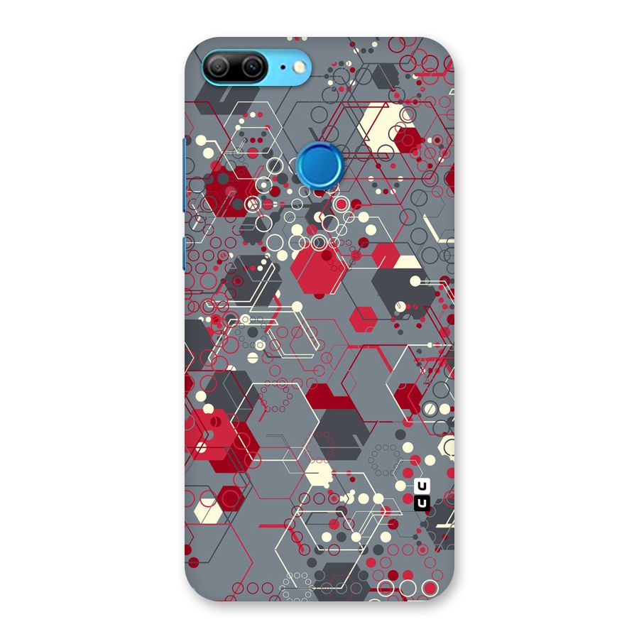 Hexagons Pattern Back Case for Honor 9 Lite