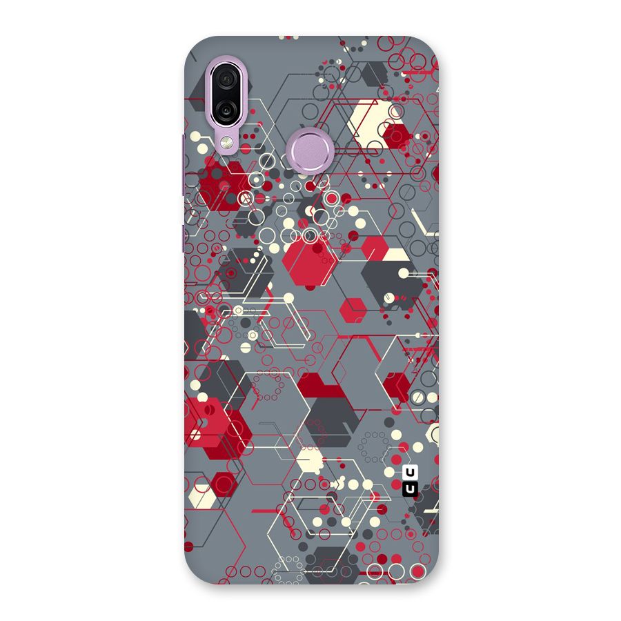 Hexagons Pattern Back Case for Honor Play