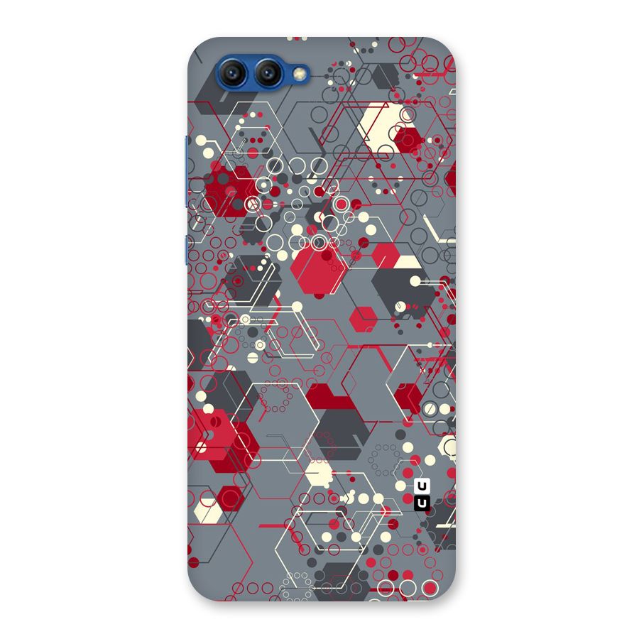 Hexagons Pattern Back Case for Honor View 10