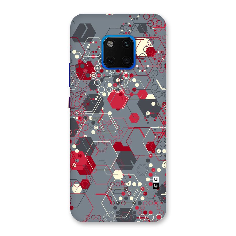Hexagons Pattern Back Case for Huawei Mate 20 Pro