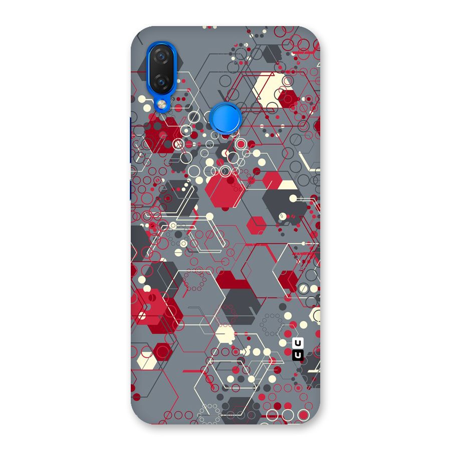 Hexagons Pattern Back Case for Huawei P Smart+