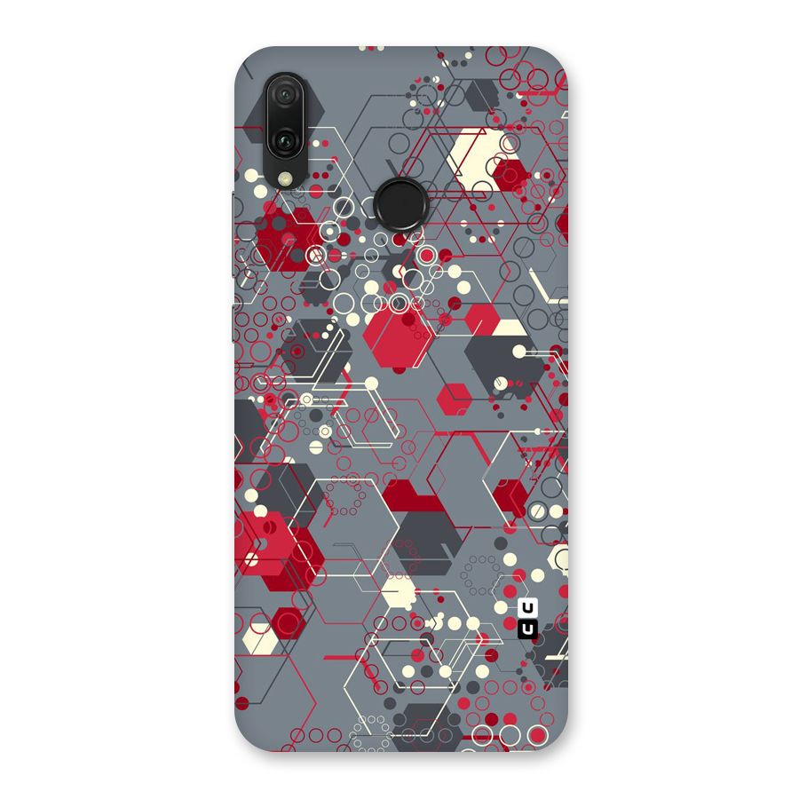 Hexagons Pattern Back Case for Huawei Y9 (2019)