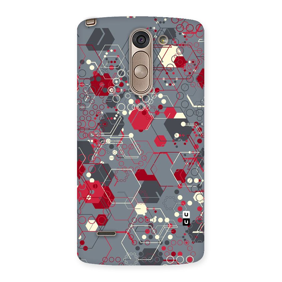 Hexagons Pattern Back Case for LG G3 Stylus