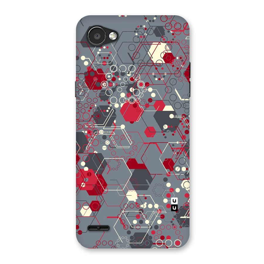 Hexagons Pattern Back Case for LG Q6