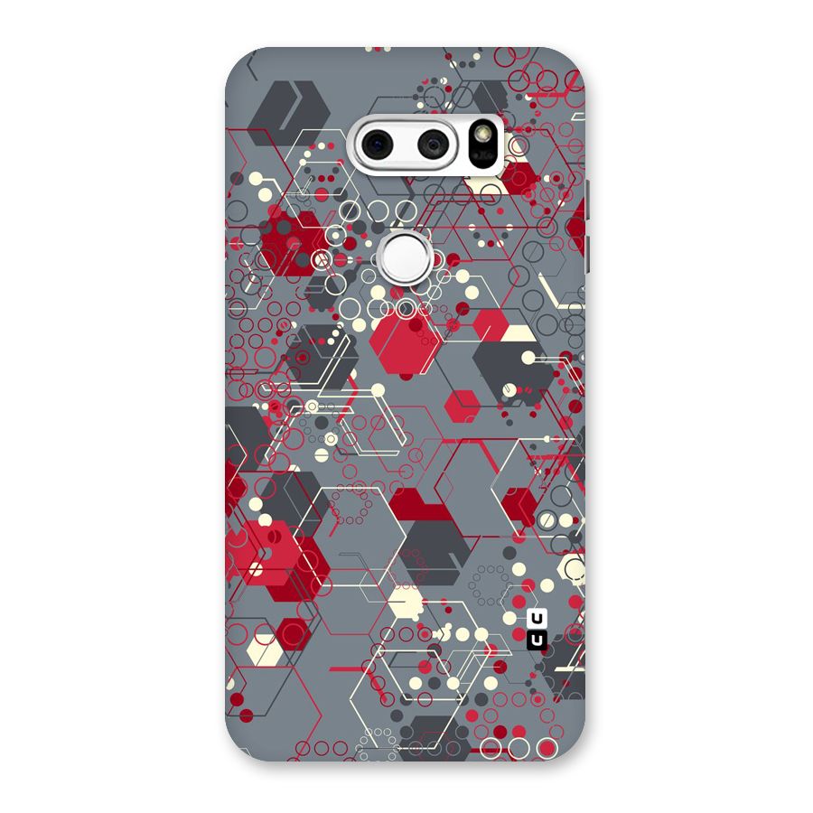 Hexagons Pattern Back Case for LG V30
