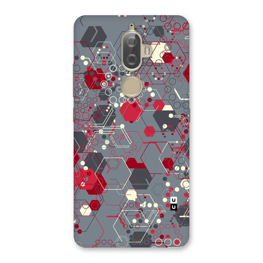 Hexagons Pattern Back Case for Lenovo K8 Plus