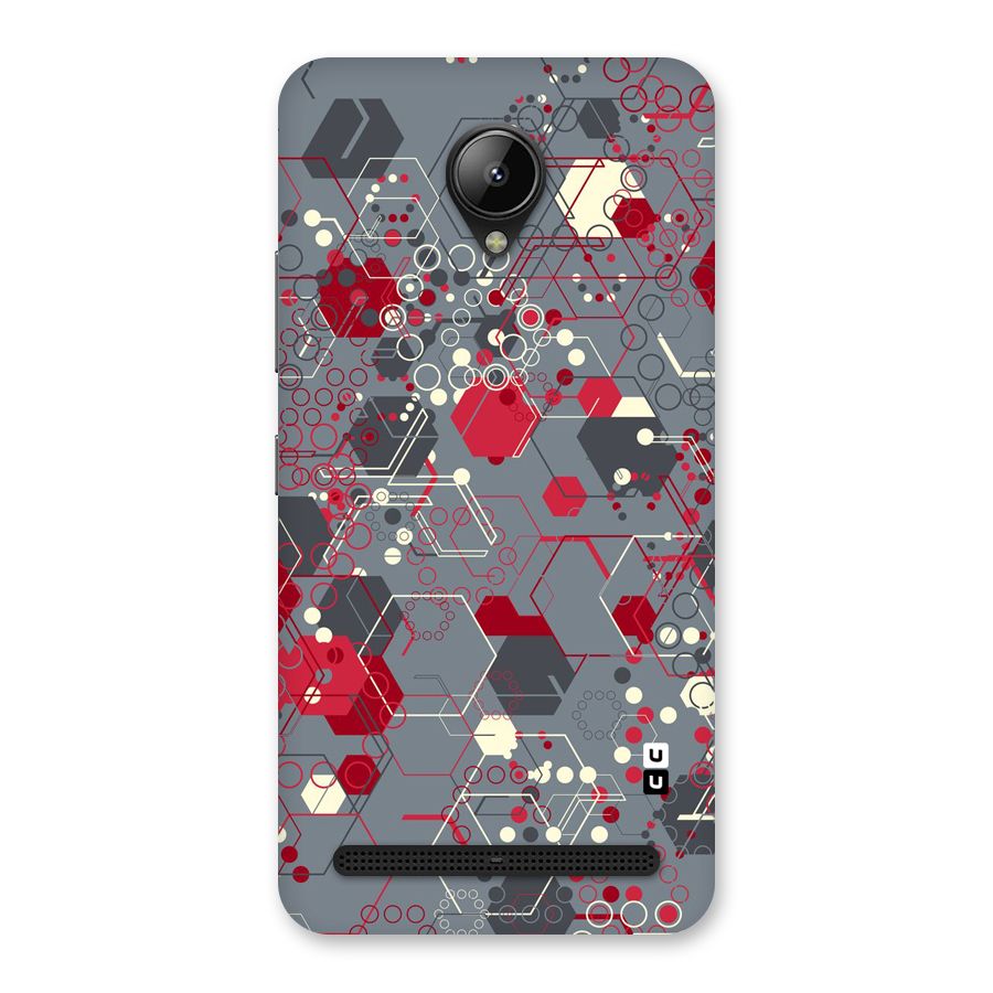 Hexagons Pattern Back Case for Lenovo C2
