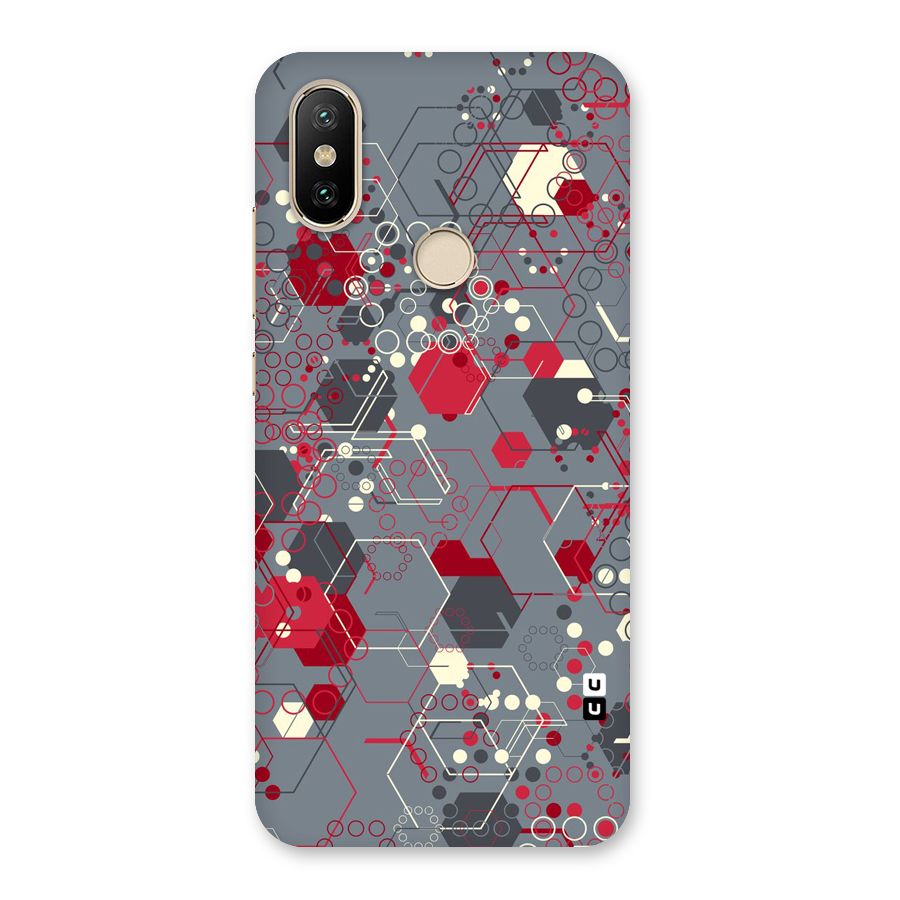 Hexagons Pattern Back Case for Mi A2