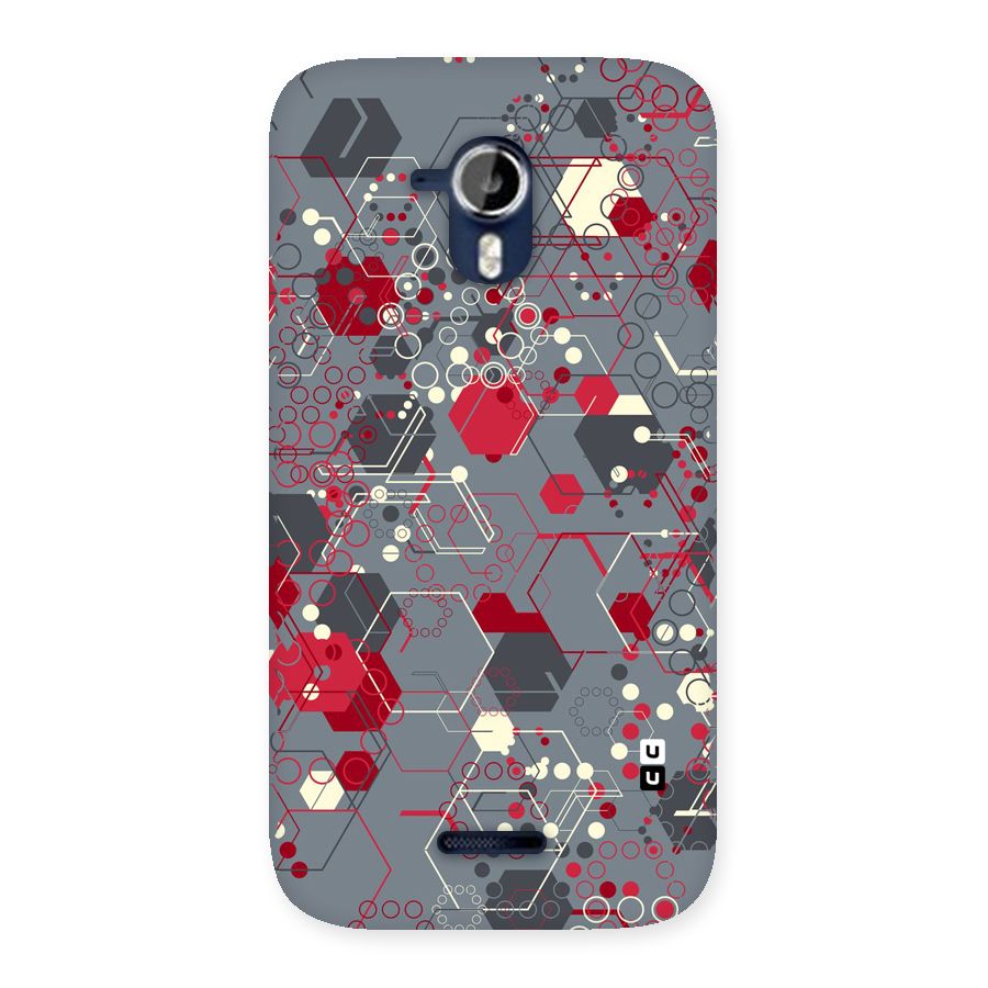 Hexagons Pattern Back Case for Micromax Canvas Magnus A117