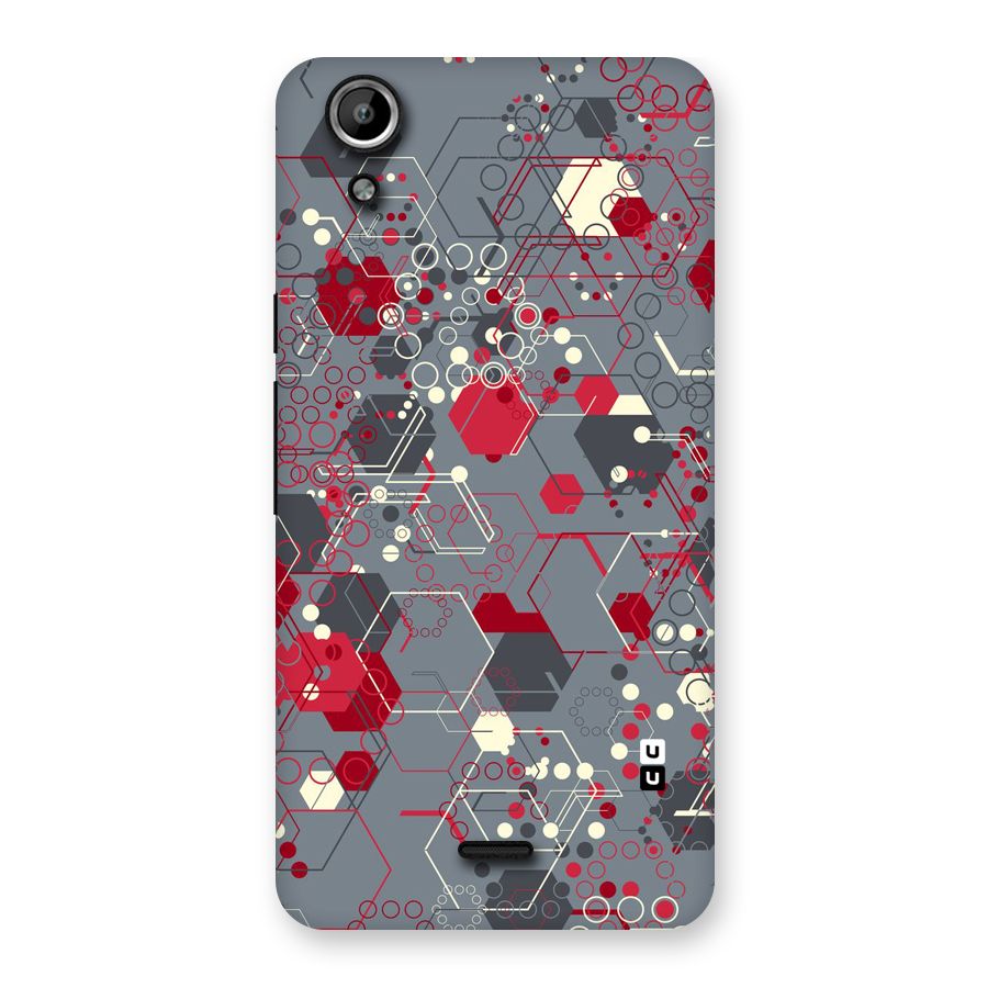 Hexagons Pattern Back Case for Micromax Canvas Selfie Lens Q345