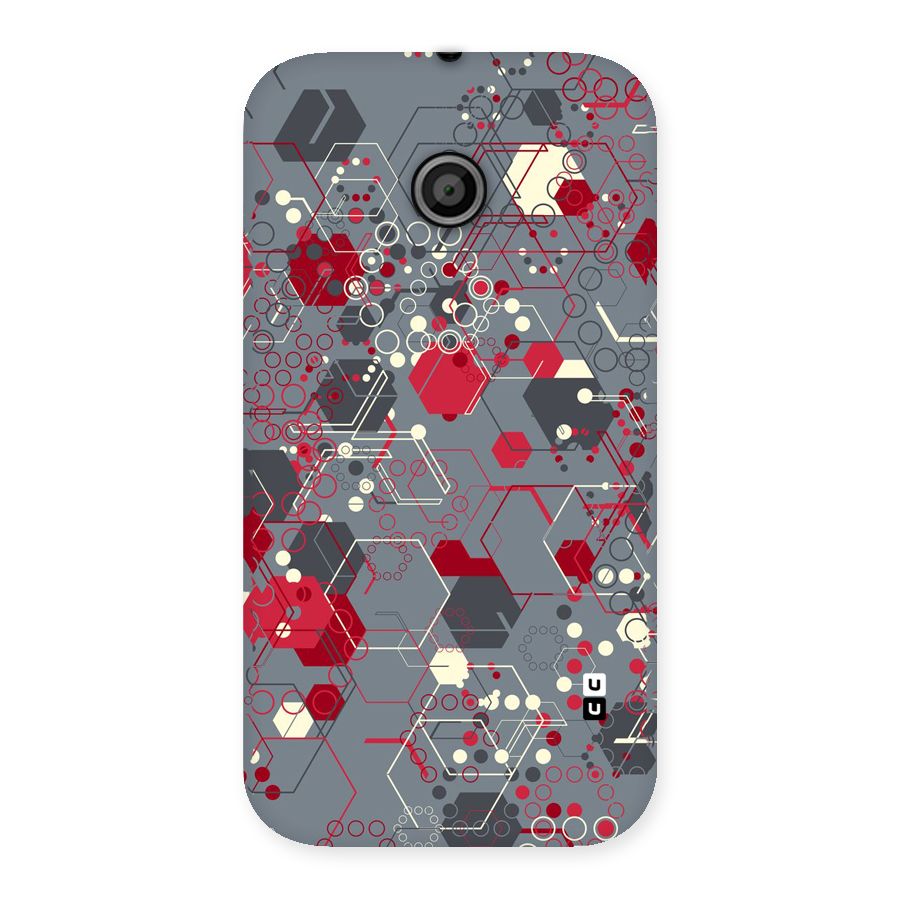 Hexagons Pattern Back Case for Moto E