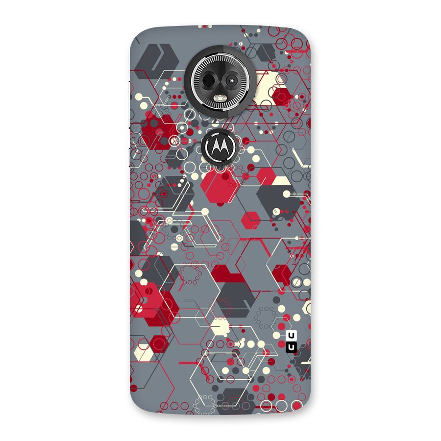 Hexagons Pattern Back Case for Moto E5 Plus