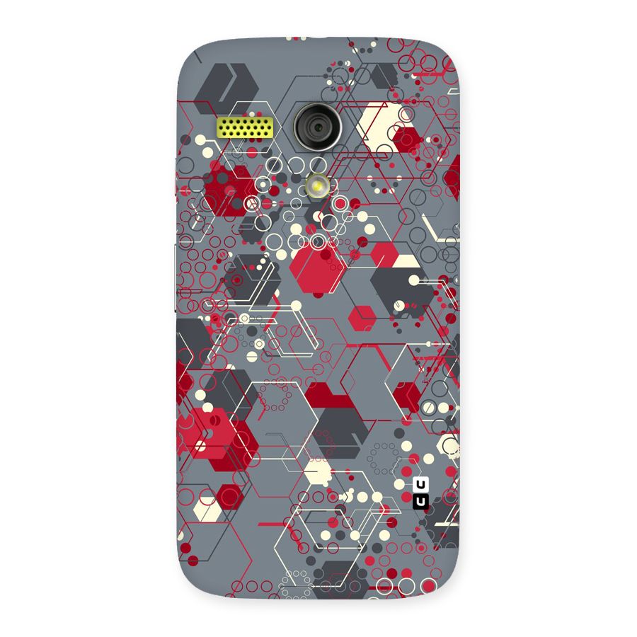 Hexagons Pattern Back Case for Moto G
