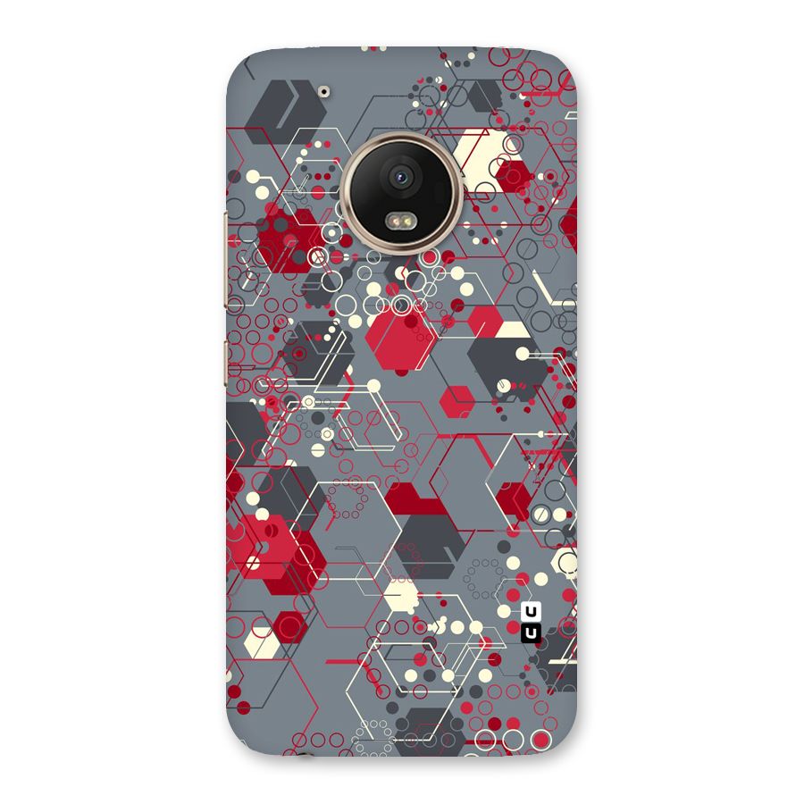 Hexagons Pattern Back Case for Moto G5 Plus