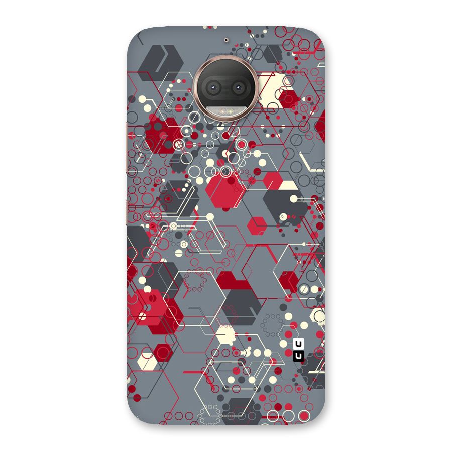 Hexagons Pattern Back Case for Moto G5s Plus