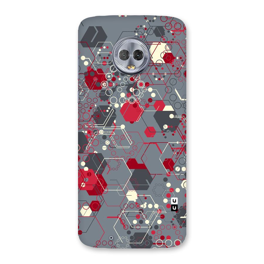 Hexagons Pattern Back Case for Moto G6