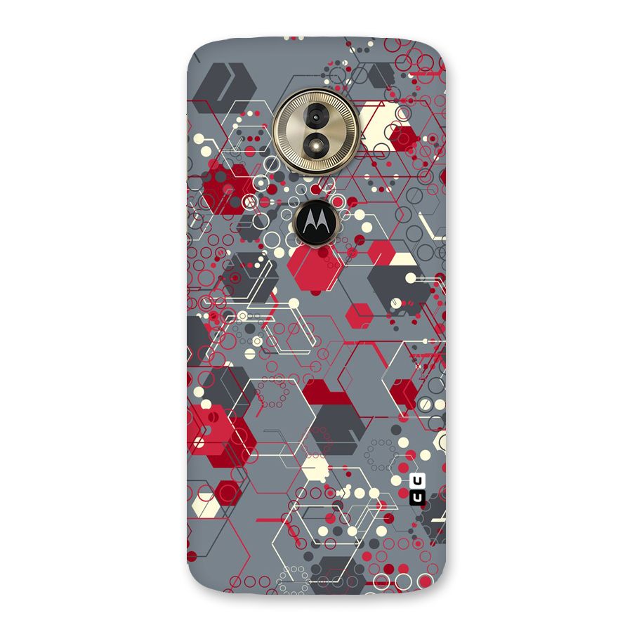 Hexagons Pattern Back Case for Moto G6 Play