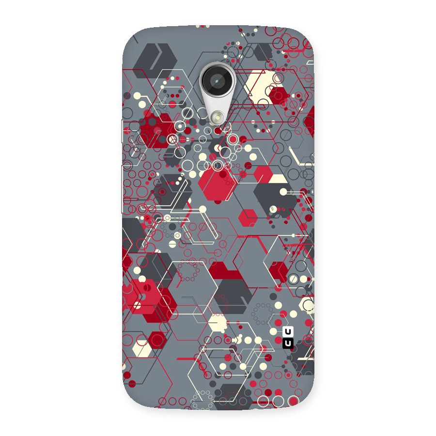 Hexagons Pattern Back Case for Moto G 2nd Gen