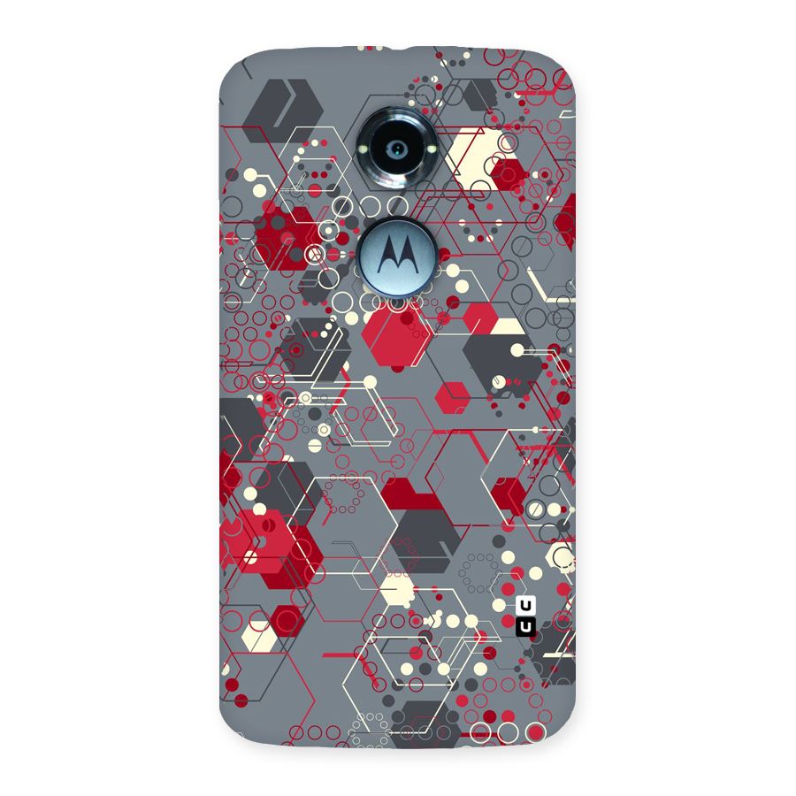 Hexagons Pattern Back Case for Moto X 2nd Gen