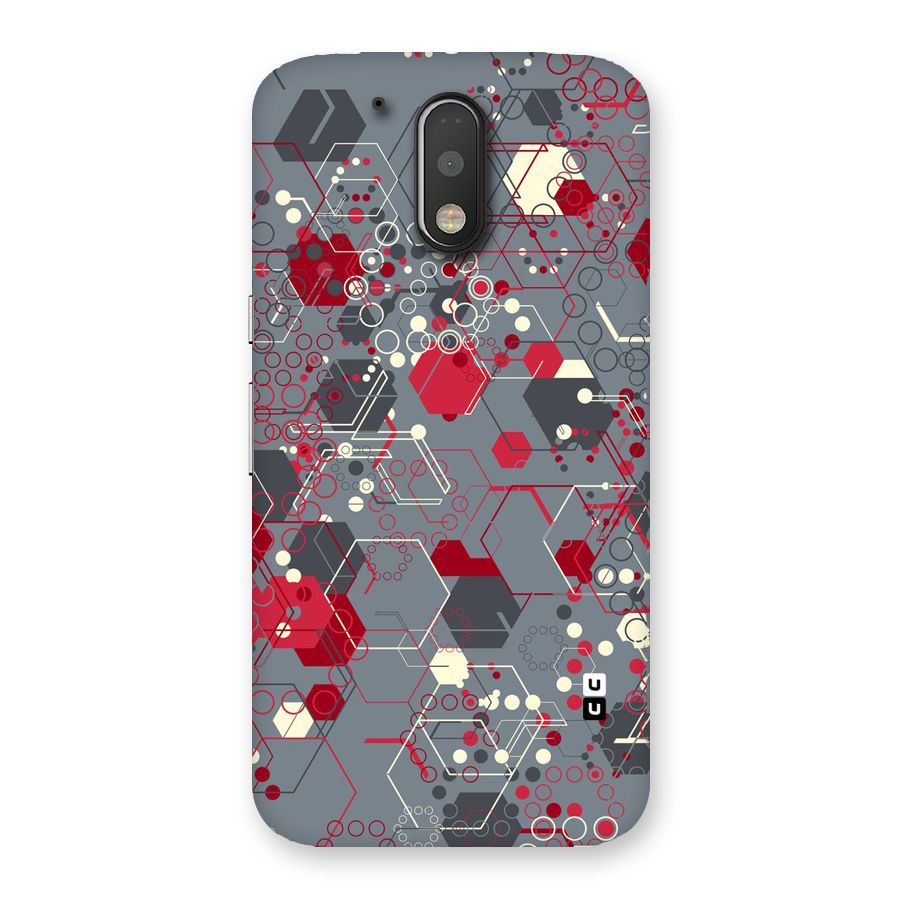 Hexagons Pattern Back Case for Motorola Moto G4 Plus