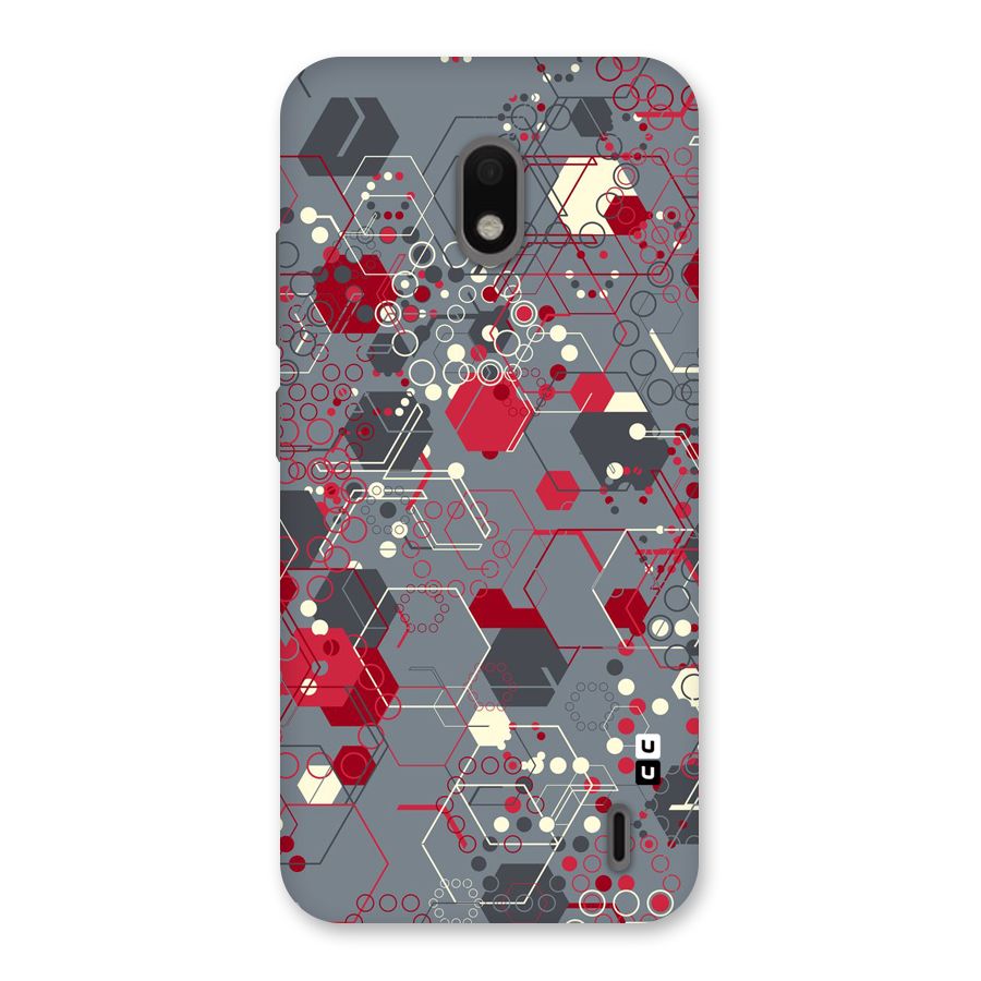Hexagons Pattern Back Case for Nokia 2.2