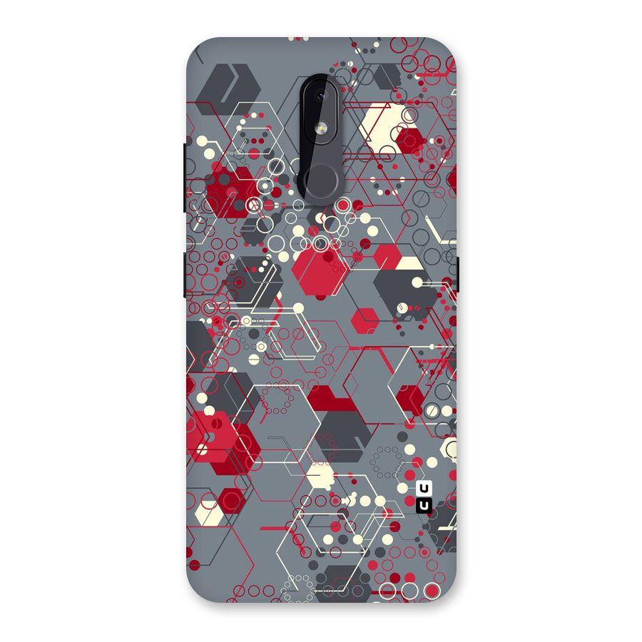 Hexagons Pattern Back Case for Nokia 3.2