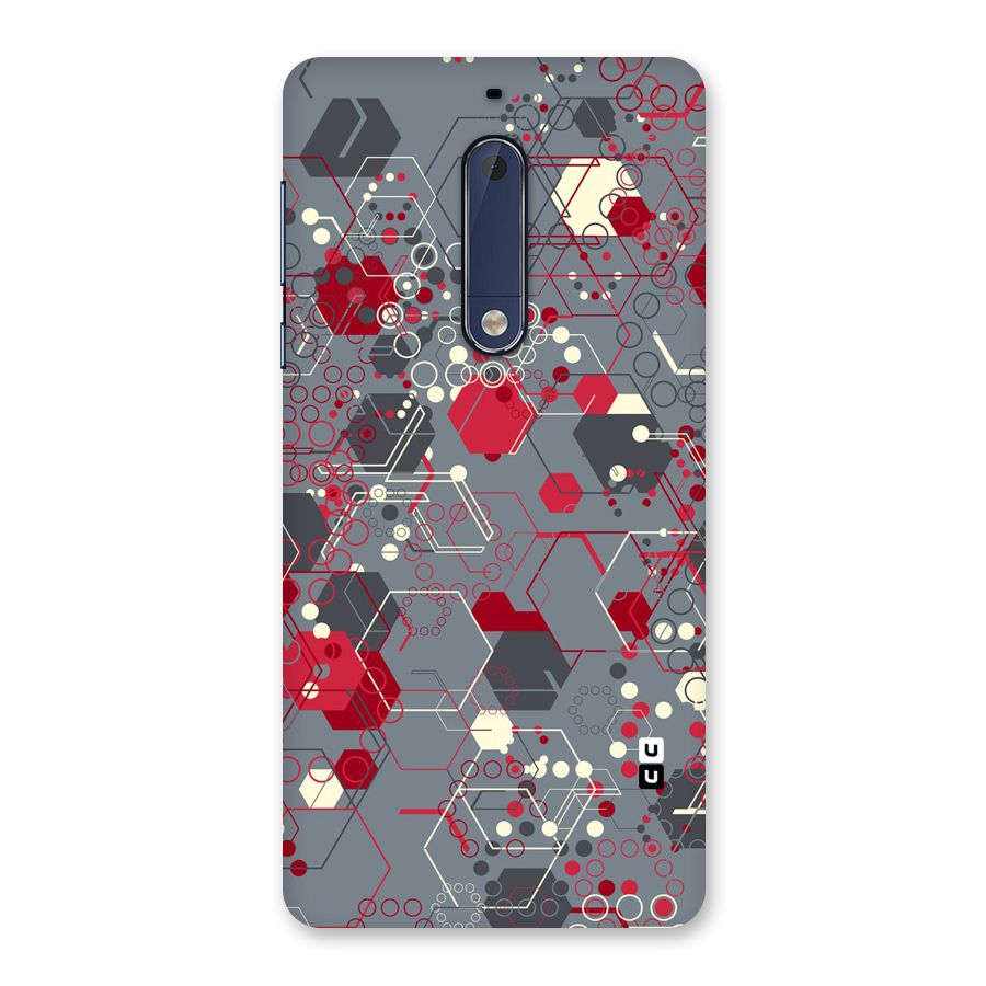 Hexagons Pattern Back Case for Nokia 5