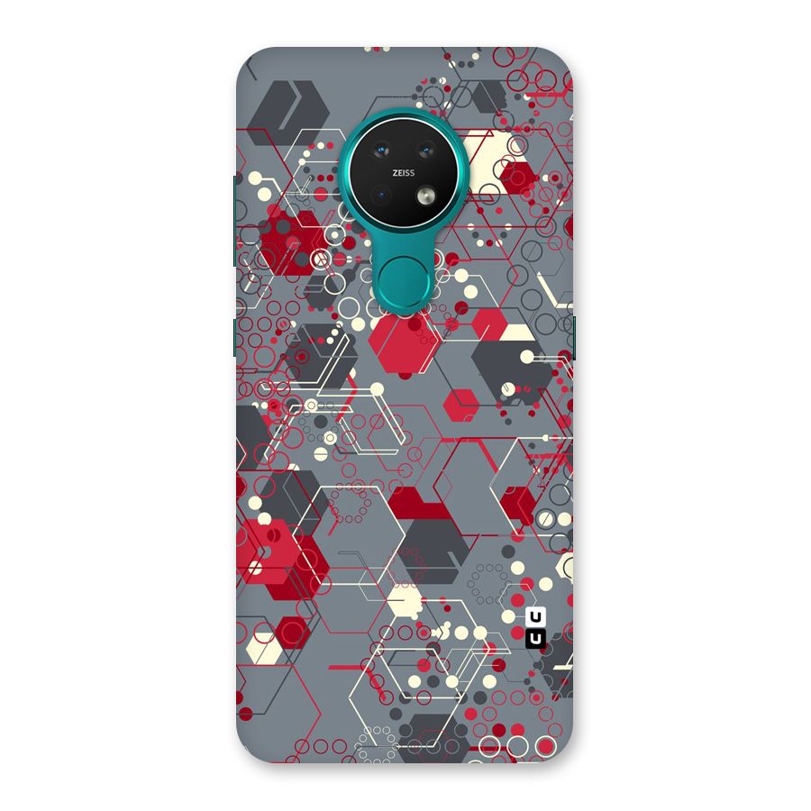 Hexagons Pattern Back Case for Nokia 7.2