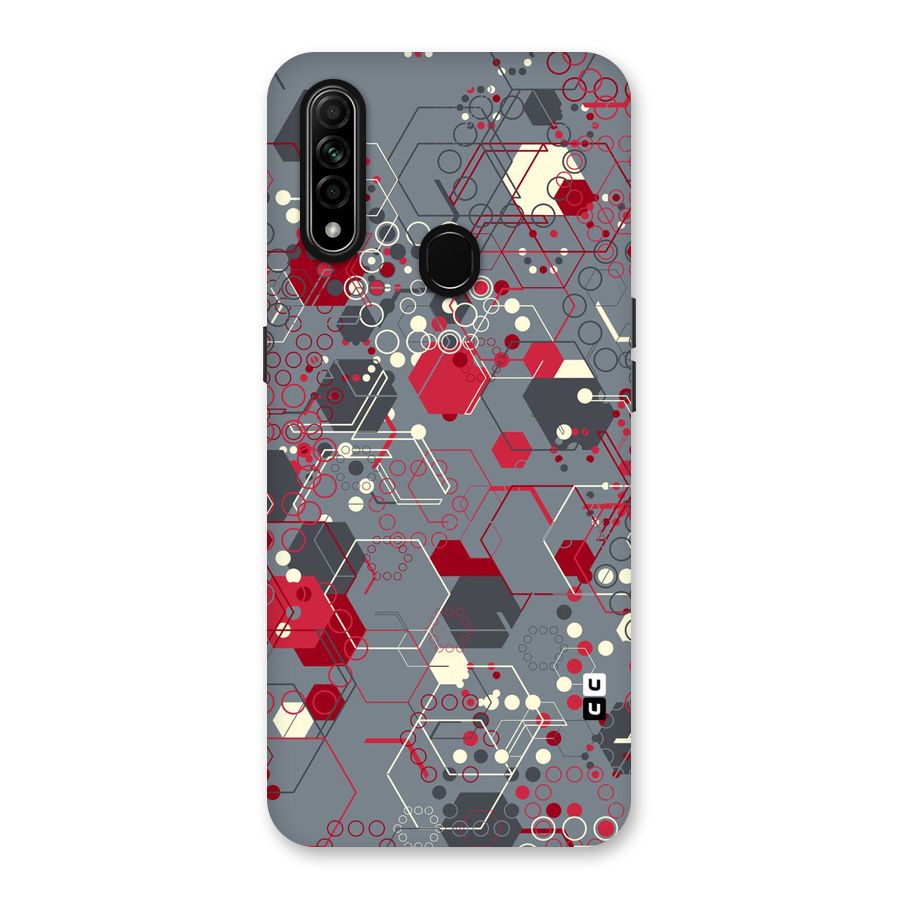 Hexagons Pattern Back Case for Oppo A31