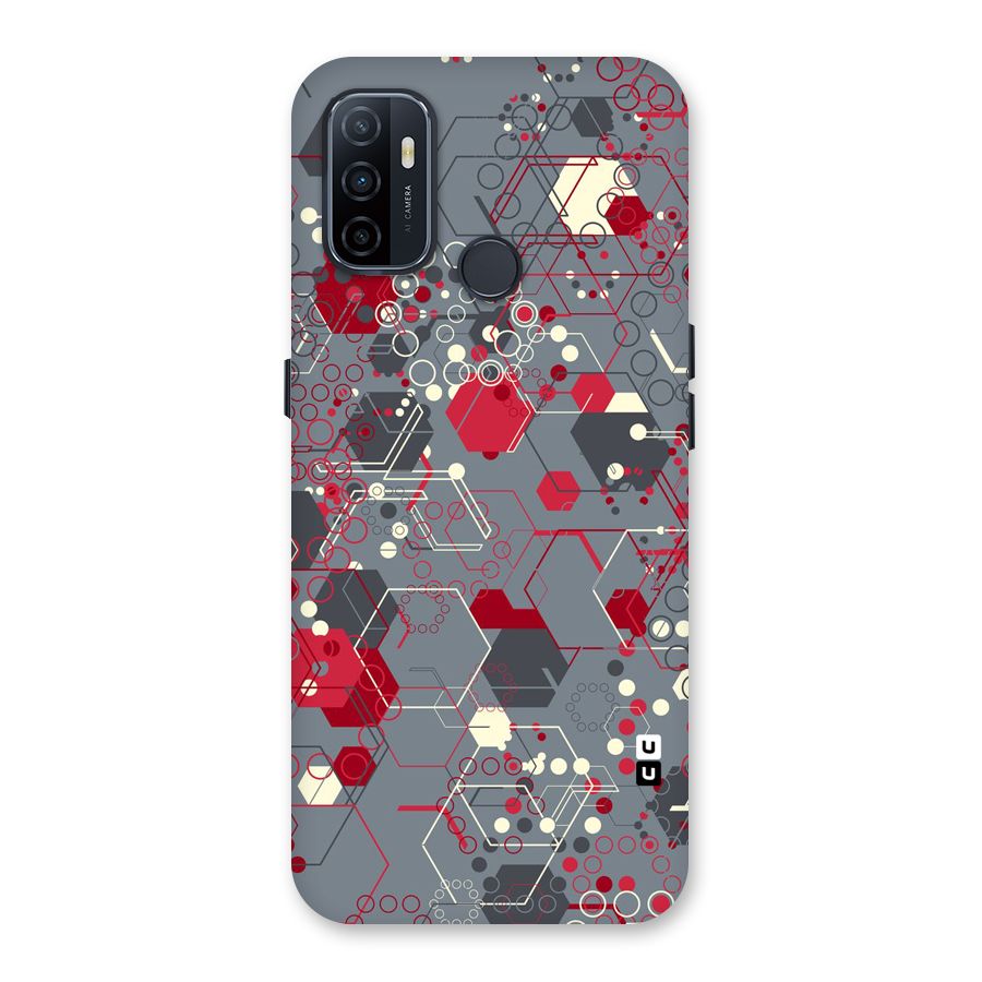 Hexagons Pattern Back Case for Oppo A32