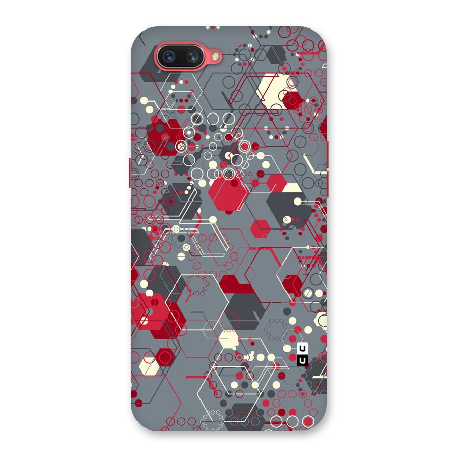 Hexagons Pattern Back Case for Oppo A3s