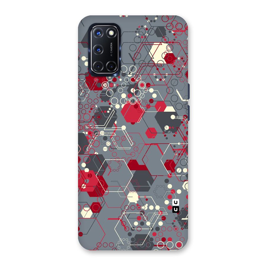 Hexagons Pattern Back Case for Oppo A52