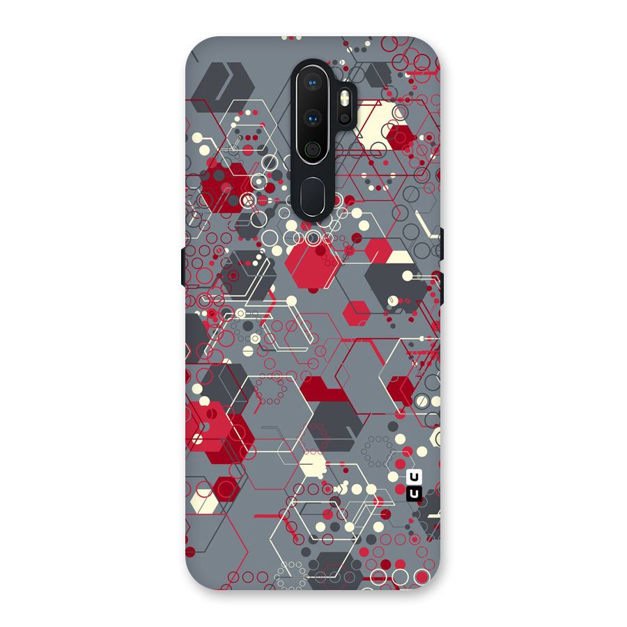 Hexagons Pattern Back Case for Oppo A5 (2020)